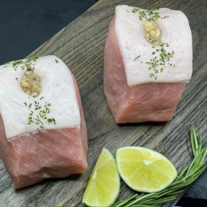 Apple Brie Stuffed Pork Chops