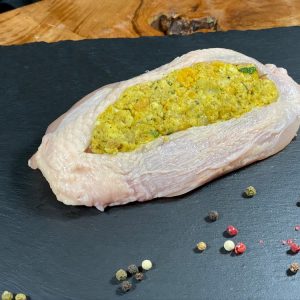 Apricot Curry Stuffed Chicken Breast
